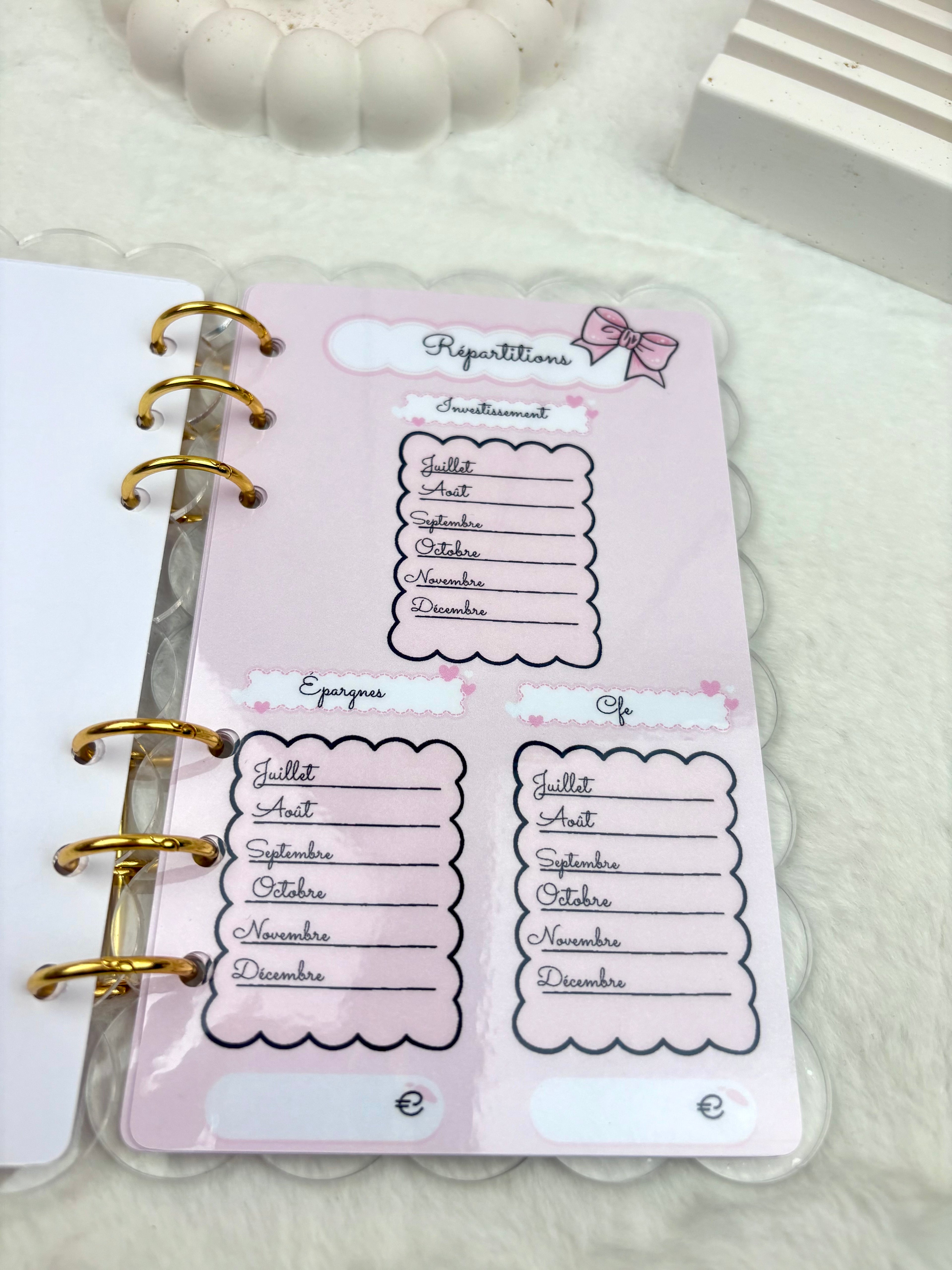 Budget planner a6 entreprise