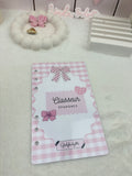 Page  de garde A6 Girly