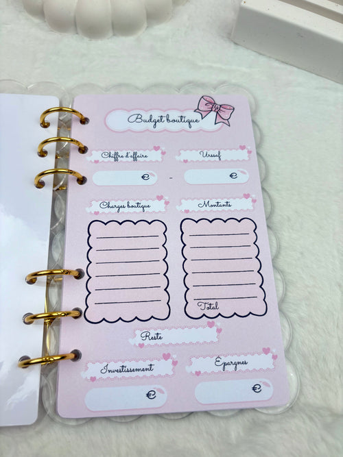 Budget planner a6 entreprise