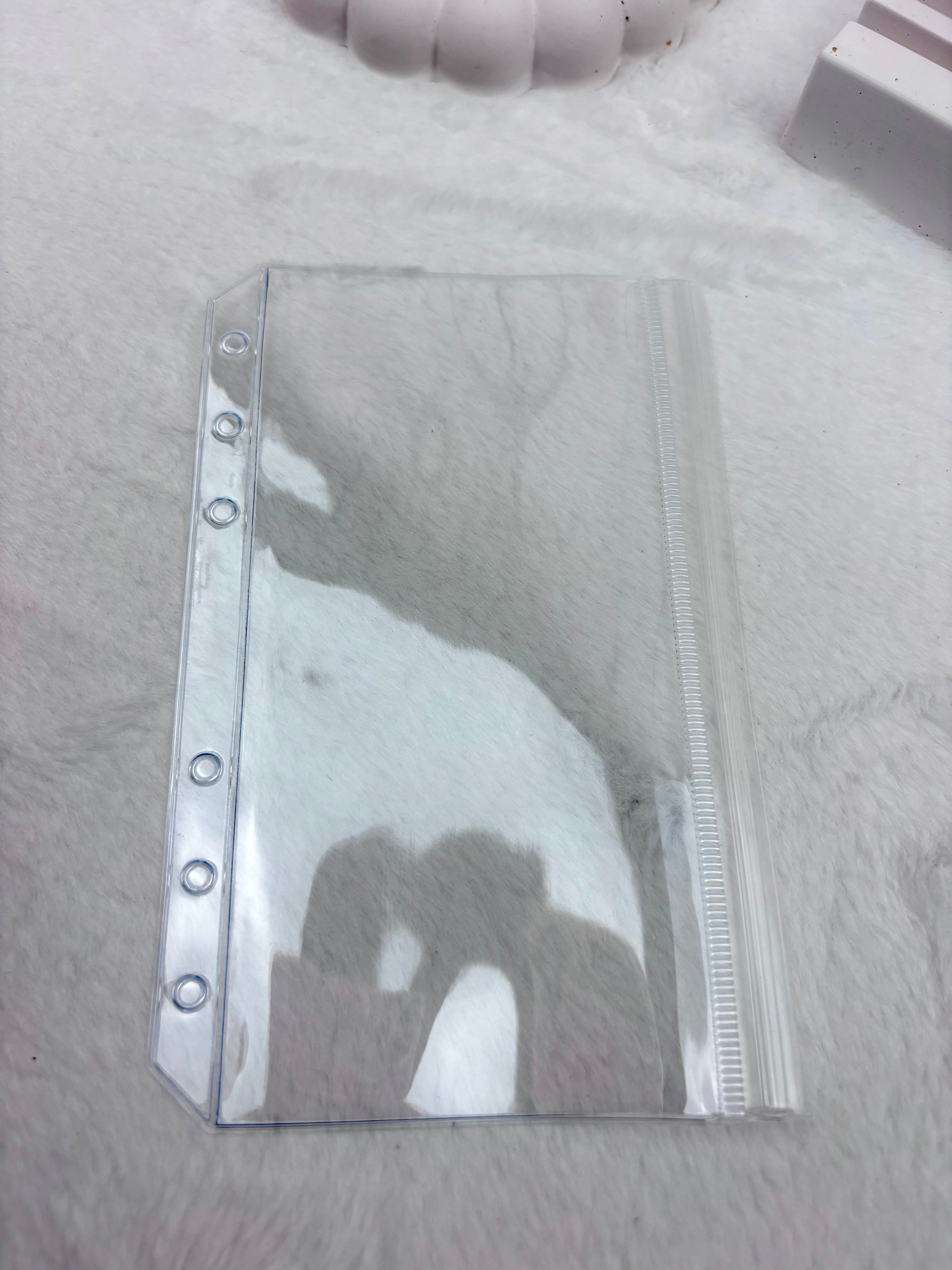 Enveloppe transparente a6 sans zip
