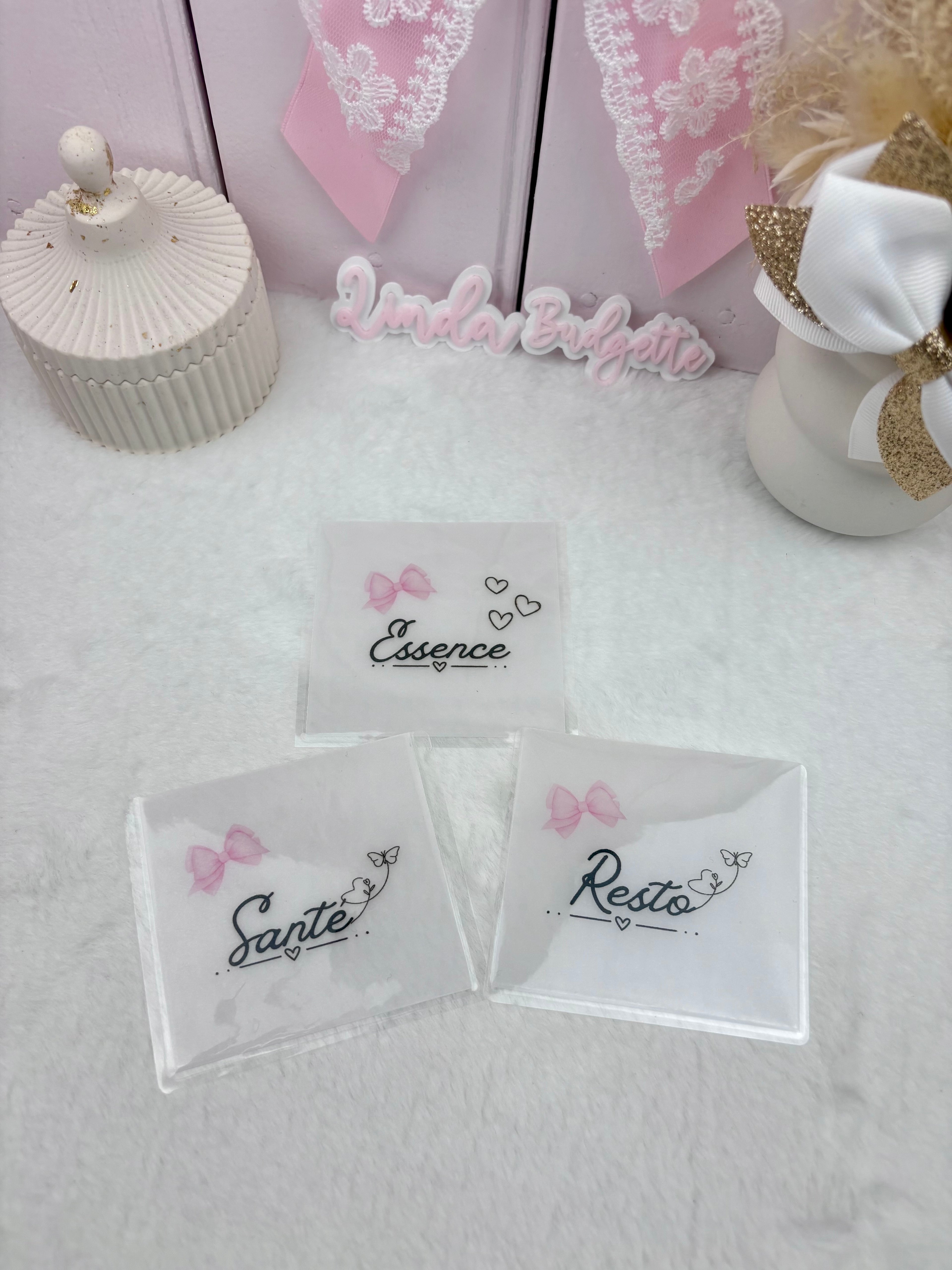 Collection Nina  – Enveloppes mensuelles / Porte monnaie