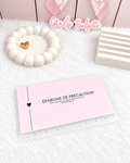 Enveloppe a6 matte /rose
