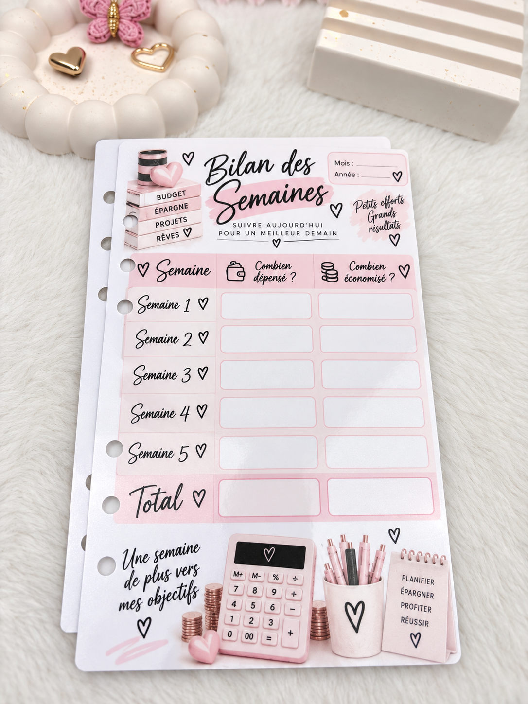 Planner a6 girly