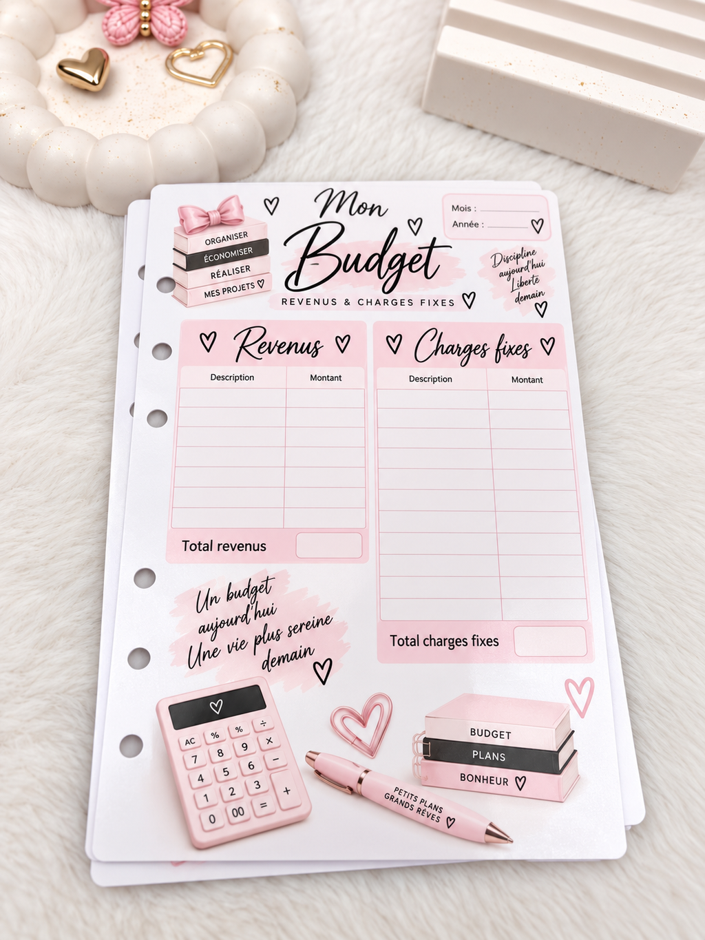 Planner a6 girly