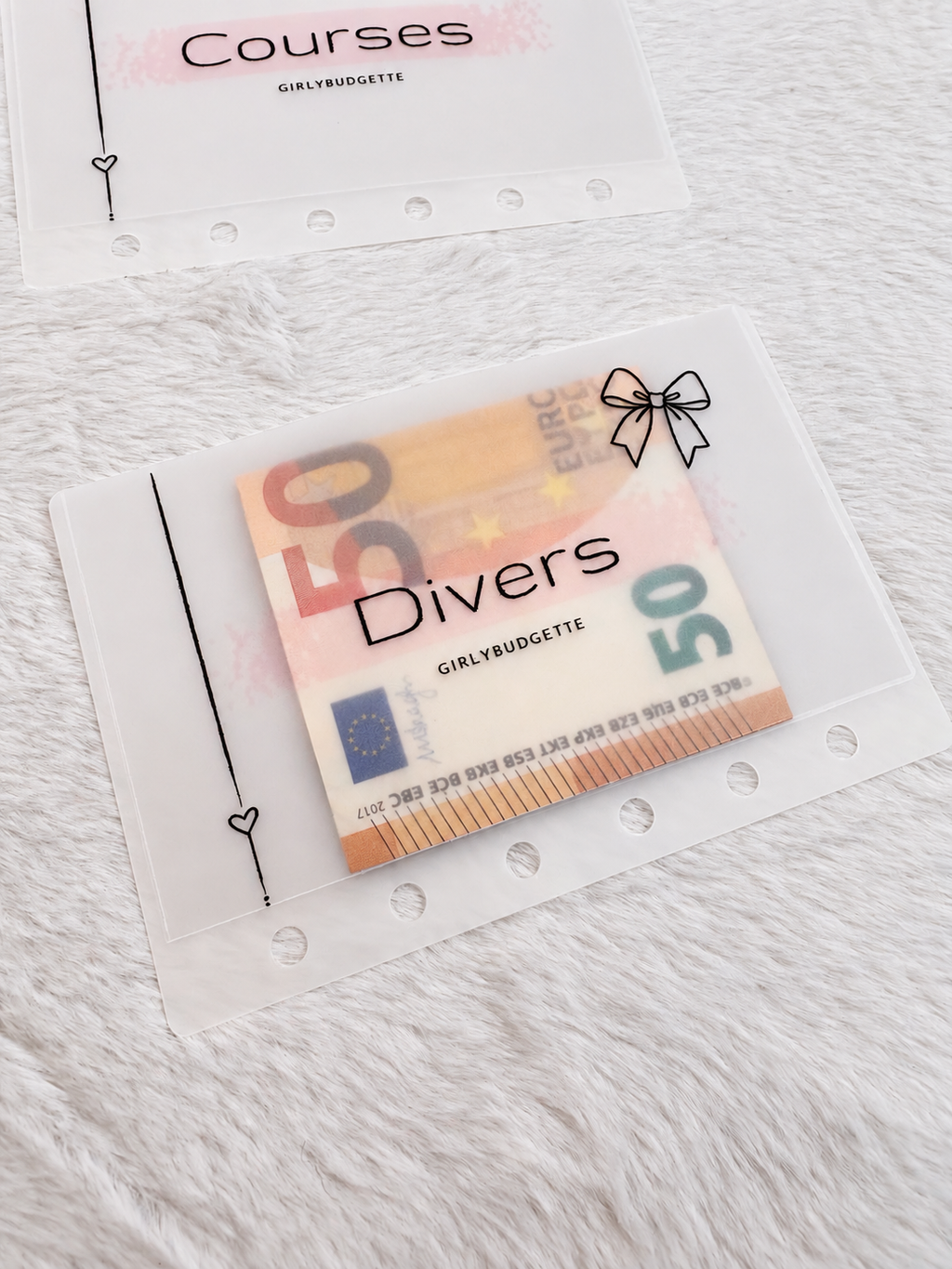 Enveloppe A7 mate girly