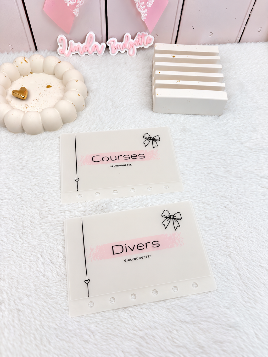 Enveloppe A7 mate girly