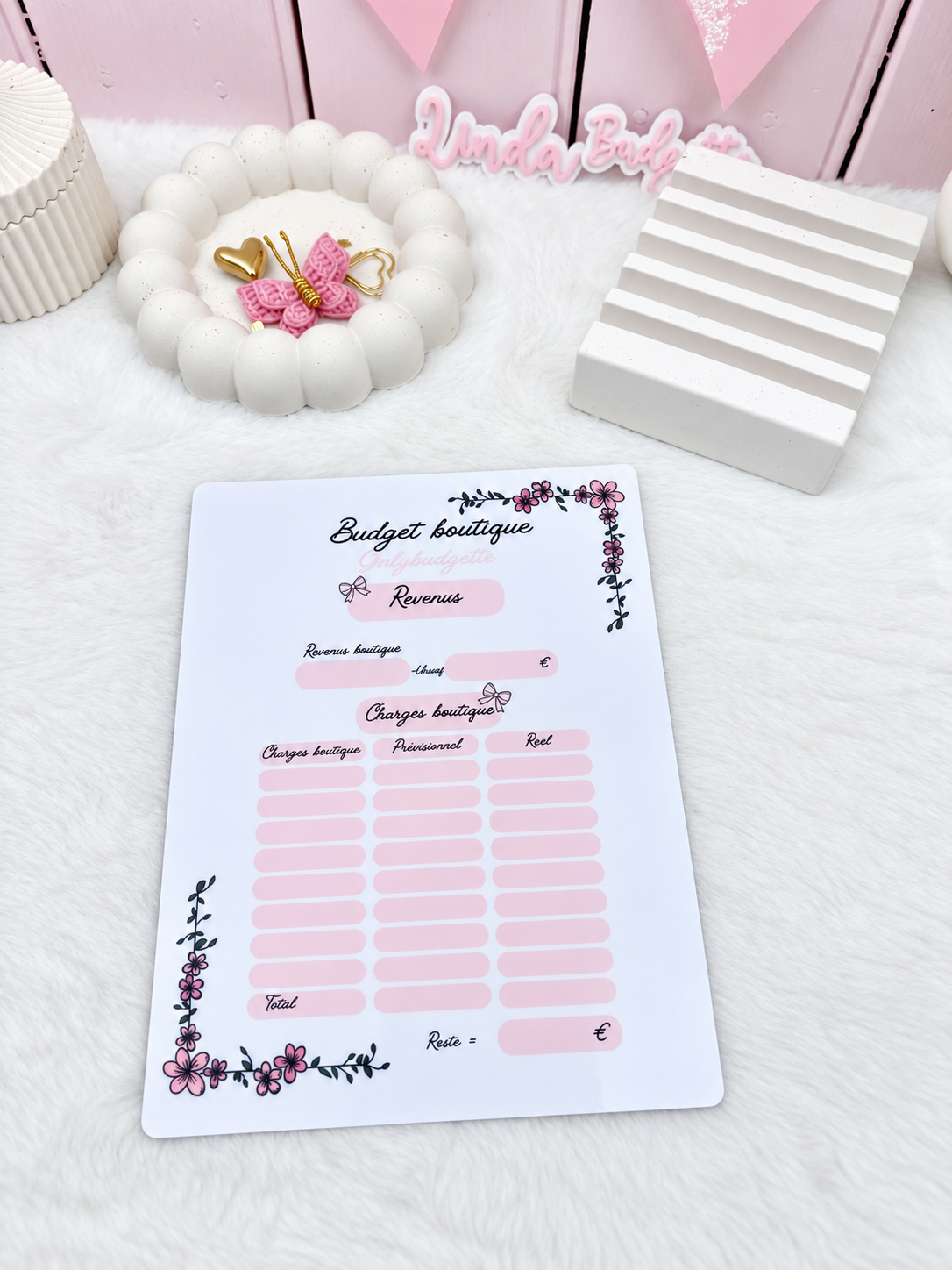 Page budget Boutique